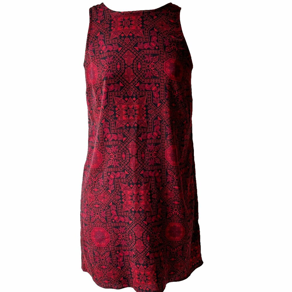 Staring at Stars red black print tank dress XS